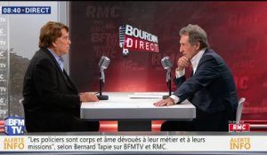 Bernard Tapie face à Jean-Jacques Bourdin en direct