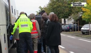 VIDEO. Saint-Pierre-des-Corps : 46 migrants de Calais accueillis