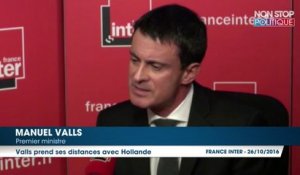 Manuel Valls veut se "déscotcher" de François Hollande