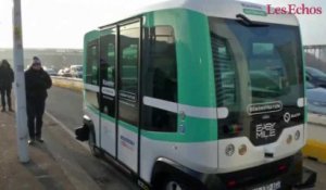 Véhicules autonomes : la RATP teste des mini-bus dans Paris