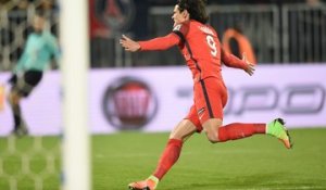 Coupe de la Ligue - 1/2 finale Bordeaux/PSG - Cavani redonne l'avantage au PSG d'une frappe surpuissante