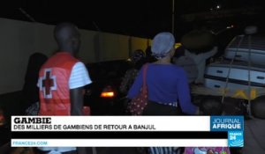 Gambie: des milliers de gambiens de retour à Banjul