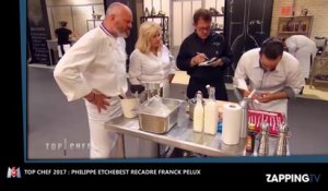 Top Chef 2017 : Franck Pelux manque de respect à Philippe Etchebest, le chef le recadre (Vidéo)