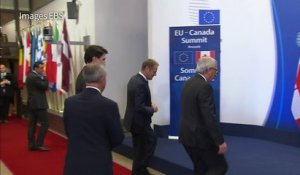 Belgique: Trudeau à Bruxelles pour la signature du traité CETA
