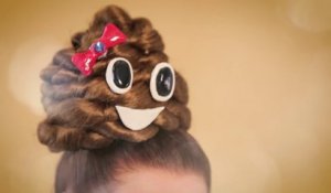 Coupe de cheveux Emoji Crotte : le must du déguisement Geek ! Halloween
