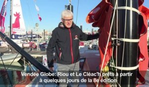 Vendée Globe: Riou et Le Cléac'h prêts à partir