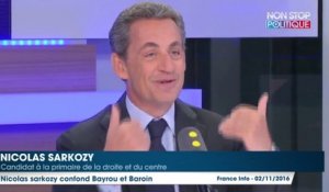 Quand Nicolas Sarkozy fait un lapsus sur François Bayrou et François Baroin