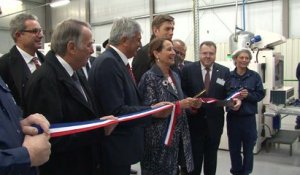 Ségolène Royal Inaugure une ligne de production de sacs biosourcés et biodégradables