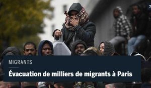 À Paris, 3800 migrants évacués de la place Stalingrad