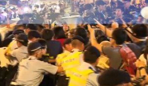 Hong Kong: la police disperse des manifestants anti-Pékin