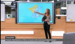 France Info essaye les effets spéciaux dans un bulletin météo - Regardez