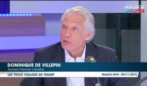 Élection américaine : Pour Dominique de Villepin, Donald Trump est un "empereur fou", un "clown" et un "winner"