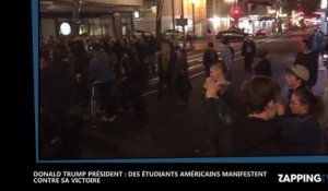 Donald Trump Président : Les étudiants américains protestent (Vidéo)