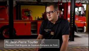 Attentats, les urgences en première ligne - extrait "interview du pompier Tourtier" (14/11)