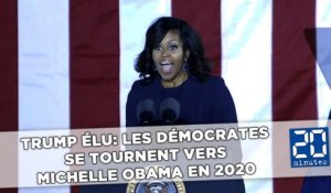 Trump élu: Les Démocrates se tournent vers Michelle Obama en 2020