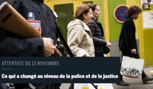 Attentats du 13 novembre : ce qui a change au niveau de la police et de la justice