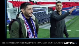PSG : Hatem Ben Arfa présente le banc des remplaçants comme sa "maison", la vidéo hilarante