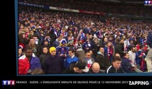 France-Suède - Attentats de Paris : L'émouvante minute de silence en hommage aux victimes (Vidéo)