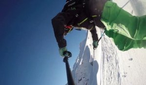 Adrénaline - ski : Premières traces en ski de randonnée pour Denis Fortune et son chien Liloï