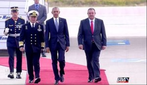 Obama arrive en Grèce dans le cadre de sa dernière tournée en Europe en tant que Président