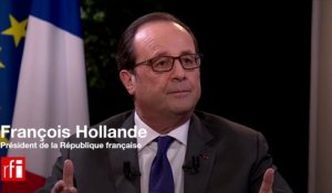 Exclusif - FRANÇOIS HOLLANDE sur RFI