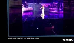 Céline Dion remonte sur scène et rassure sur son état de santé (Vidéo)