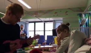 Ed Sheeran organise un concert privé dans une chambre d'hôpital pour une petite fille malade