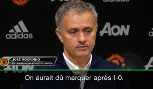 12e j. - Mourinho : ''Nous sommes malchanceux''
