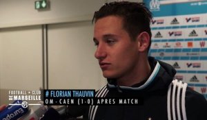 OM - CAEN (1-0) : La réaction de  Florian Thauvin