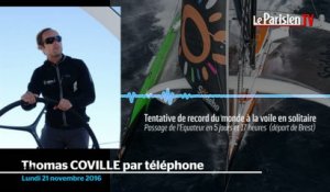 Tour du monde en solitaire : Thomas Coville au milieu des icebergs mais toujours en avance