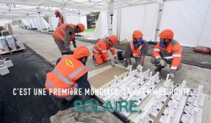 La première autoroute solaire en construction à Tourouvre