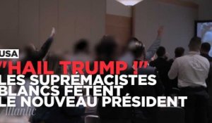 "Hail Trump !" : Des suprémacistes font le salut nazi pour fêter le nouveau président