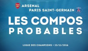 Arsenal-PSG : les compos probables