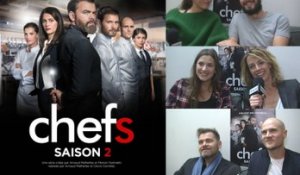 Chefs saison 2 :Rencontre avec Clovis Cornillac, Hugo Becker, Anne Charrier, Nicolas Gob