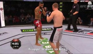 "Frappe-le dans sa bite" : un spectateur se met à crier ça en plein combat MMA !