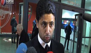 Arsenal / PSG - La reaction de Nasser Al-Khelaïfi