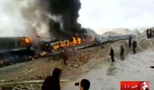 Collision mortelle entre deux trains dans une gare en Iran