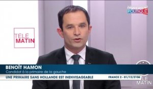 Primaire à gauche : Benoît Hamon "ne conçoit pas" que François Hollande puisse se dérober