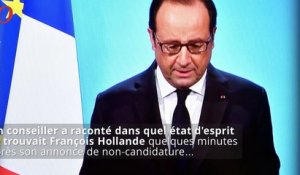 François Hollande était « ému, fier et serein » après son annonce