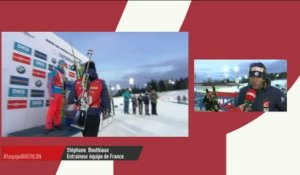 Biathlon - CdM (H) - Ostersund : Stéphane Bouthiaux «Une super course d'ensemble»