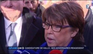 Candidature de Valls : ses adversaires réagissent