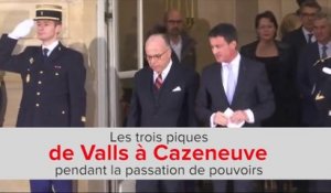 Remaniement: les piques méprisantes de Valls à Cazeneuve