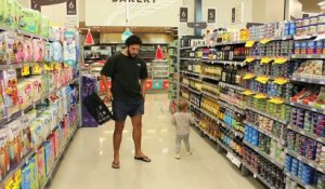 L'enfer de faire les courses avec son bébé au supermarché