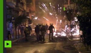 La manifestation commémorant le meurtre d’un jeune anarchiste dégénère à Athènes