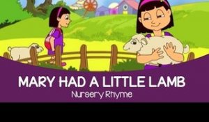 Mary Had A Little Lamb | Full English Nursery Rhyme for Children