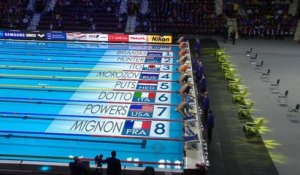 Natation: Championnat du monde petit bassin - Demi-Finales 100m Nage Libre avec C.Mignon