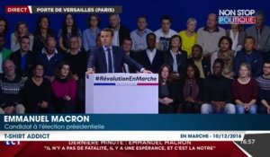 Emmanuel Macron revient sur la polémique du costard ‘’Je n’ai rien contre les gens qui portent des T-Shirt’’