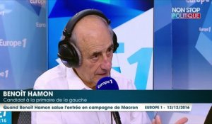 Emmanuel Macron candidat : Benoît Hamon  le juge "stimulant intellectuellement"