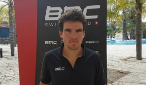 Interview de Greg Van Avermaet en stage avec son équipe BMC en Espagne