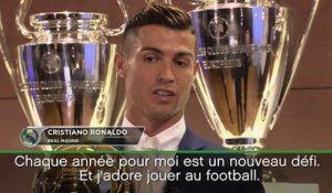 Ballon d'Or - Ronaldo: "Je vais continuer à travailler dur"